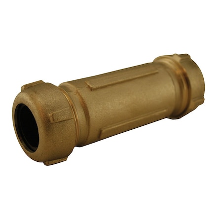 Jones Stephens 1-1/2in. CTS, 1-1/4in. IPS Bronze Compression Coupling C15304
